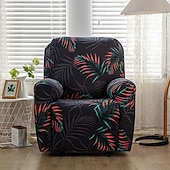 cheap Recliner Chair Cover-Recliner Covers Slipcovers Super Stretch Floral Printed Sofa Couch Cover Non Slip 1 Seater Lazy Boy Chair Covers Furniture Protector with Side Pocket for Living Room