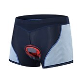 abordables Ropa Interior y Capas Base para Hombre-WOSAWE Hombre Ropa interior de ciclismo Pantalones cortos bicicleta Culotte Ciclismo Bicicleta Bermudas Pantalones cortos Ropa interior Ajuste semiformado MTB Bicicleta Montaña Ciclismo Carretera
