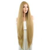 levne Paruky filmových postav-princezna zapletená rapunzel dlouhé rovné yaki blond cosplay party paruky halloween paruky