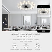 olcso Mennyezeti lámpák-30-Light 128 cm Egységes kialakítás Mennyezeti világítás Fém LED Skandináv stílus 110-240 V