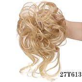 זול שיניונים (פקעות)-סיטונאי מפעל סחר חוץ פאה סינתטית לחמניית שיער טבעת שיער מבולגן ראש כדור אלסטי נוח מדי יום