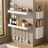 economico Mensole per il bagno-doccia caddy bagno scaffali a parete bianco dell&#039;organizzatore di immagazzinaggio cremagliera bagno cucina bagno hardware ciondolo bagno scaffale spazio doccia in alluminio cremagliera angolo mensola