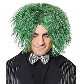 Sinister Green Wig  Cosplay Party Wigs St.Patrick's Day Wigs Halloween Wigs4