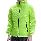 abordables Chaquetas y chalecos para hombre-Hombre Chaqueta de Ciclismo con Pantalones Chaqueta para lluvia Impermeable Resistente al Viento Resistente a la lluvia Transpirable Bicicleta Paravientos Impermeable MTB Bicicleta Montaña Ciclismo