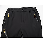 halpa Pohjat-Miesten Vedenpitävät retkeilyhousut Fleecevuoriset housut Softshell-housut Talvi Ulko- Pidä lämpimänä Tuulenkestävä Hengittävä Vedenkestävä Housut Alaosat Joustava vyötärö Vetoketjullinen tasku Apila
