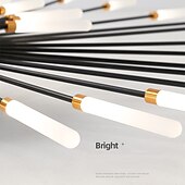 olcso Mennyezeti lámpák-30-Light 128 cm Egységes kialakítás Mennyezeti világítás Fém LED Skandináv stílus 110-240 V