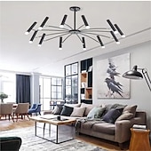 economico Luci a sospensione-Fuochi d&#039;artificio a soffitto rotante, 12/24 luci 39 &quot;/51&quot; lampada da soffitto a puntatore creativo per soggiorno, moderna plafoniera a led da incasso, luci di fuochi d&#039;artificio