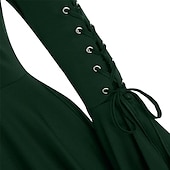 cheap Dresses-Retro Vintage Punk &amp; Gothic Medieval Dress Masquerade Witch Plague Doctor Women&#039;s Fantasy Steampunk Walpurgis Night Masquerade Party Adults&#039; Dress