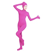 cheap Matte-Zentai Suits Catsuit Skin Suit Carnival Costume Full Body Suit Kings Day All Solid Color Lycra® Costume for Party Stage Kid&#039;s Adults&#039;