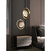 levne Ostrovní světla-23cm led přívěsek světlo ostrov světelný kruh design kulatý design geometrické tvary přívěsek lehký kov umělecký styl vintage styl moderní styl umělecký moderní 85-265v
