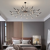 economico Luci a sospensione-Fuochi d&#039;artificio a soffitto rotante, 12/24 luci 39 &quot;/51&quot; lampada da soffitto a puntatore creativo per soggiorno, moderna plafoniera a led da incasso, luci di fuochi d&#039;artificio