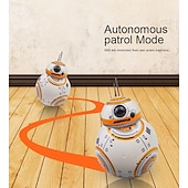 זול רכבי rc-bb-8 כדור rc רובוט bb8 דמות פעולה bb 8 droid רובוט 2.4 גרם שלט רחוק רובוט אינטליגנטי bb8 דגם צעצוע לילד מתנה