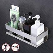 cheap Shower Caddy-Shower Caddy Bathroom Shelf,Self-Adhesive Shower Shelf Stainless Steel Wall-mounted Punch-free Bathroom Storage For Bathroom,Kitchen(Brushed Nickel,Matte Black)