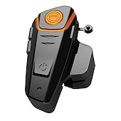 voordelige Motorhelm headsets-Motorhelm bluetooth headset full duplex intercom speaker fm radio motor communicatie systeem handsfree waterdichte hoofdtelefoon 1000m