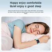 preiswerte Smartwatch-P22 Smartwatch 1.3 Zoll Smartwatch Fitnessuhr Bluetooth Schrittzähler Fitness Tracker AktivitätenTracker Kompatibel mit Android iOS Damen Herren Langer Standby Kamera Kontrolle Anti-verloren IP 67