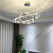 economico Lampadari-60 cm ciondolo lanterna design lampada a sospensione in acciaio inossidabile elettrolitico moderno 220-240 v