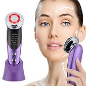 economico Apparecchi per la cura del viso-7 in 1 dispositivi di sollevamento del viso rf microcorrente ringiovanimento della pelle massaggiatore viso terapia della luce anti invecchiamento rughe apparato di bellezza