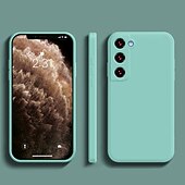 お買い得  サムスン用ケース-Samsung Galaxy S24 S23 S22 S21 S20 Plus Ultra S9 Plus A12 A32 A52 A13 S25 Ultra用電話ケース リキッドシリコンケース スリム 耐キズ ソフトエッジ ソリッドカラードシリカゲル