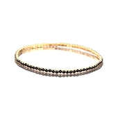 baratos Pulseiras-Pulseira elástica de cristal, conjunto de garras, strass, diamante completo, linha única, pulseira masculina feminina, várias tendências, combinando