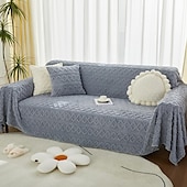 cheap Sofa Blanket-Sofa Cover Sofa Blanket Plush Jacquard Couch Cover Couch Protector Sofa Throw Cover Washable for Armchair/Loveseat/3 Seater/4 Seater/L Shape Sofa
