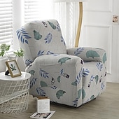 cheap Recliner Chair Cover-Recliner Covers Slipcovers Super Stretch Floral Printed Sofa Couch Cover Non Slip 1 Seater Lazy Boy Chair Covers Furniture Protector with Side Pocket for Living Room