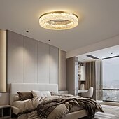 economico Lampadario in Cristallo-60cm sospensione lanterna design plafoniere rame ottone moderne 220-240v