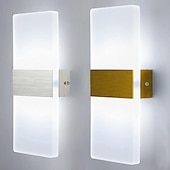 economico Luci da parete-moderna lampada da parete in acrilico a led dimmerabile 7w luce bianca luce su e giù la luce è applicabile agli apparecchi di illuminazione per interni della decorazione della casa delle scale del