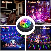 halpa esitysvalot-led disco pallo lavan valot ufo 9 väriä dmx kristalli taikapallo lavan valotehosteet dj bileet jouluääni aktivoivat valot