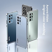 abordables Coques Samsung-Coque de téléphone pour Samsung Galaxy S23 S22 S21 Plus Ultra arrière en plastique dépoli étui complet protecteur contre la poussière en TPU PC métal de couleur unie