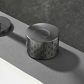 economico Multiforo-rubinetto lavabo bagno - girevole / classico rubinetti vasca da bagno a due manici e tre fori diffusi elettroplaccati