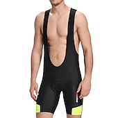 billiga Shorts, tights och byxor för män-21Grams Herr Bib-shorts Cykel Shorts Haklappshorts Formpassad Bergscykling Vägcykling sporter Geometrisk 3D Tablett Andningsfunktion Snabb tork Icke-statiskt Svart Elastan Kläder Cykelkläder