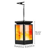 economico Illuminazione vialetto-lanterna di fiamma solare luci di via all&#039;aperto luci del giardino led impermeabile appeso luce 99 led retro luce del giardino 3 modalità di illuminazione luce di paesaggio per cortile balcone via