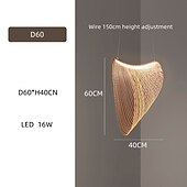お買い得  ペンダントライト-60cm サークル/ラウンドデザイン ペンダント ライト ウッド LED モダン 220-240v