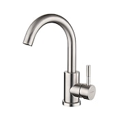 economico Rubinetti per lavandino bagno-rubinetto lavabo bagno - girevole / classico acciaio inox / finiture verniciate rubinetti vasca monocomando monoforo centroset