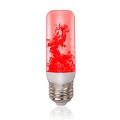 billiga LED-klotlampor-4 st led eld flamma glödlampa 4 lägen dynamisk flimmer effekt lampa gravitationssensor för inomhus utomhus hem party dekoration