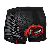 abordables Ropa Interior y Capas Base para Hombre-WOSAWE Hombre Ropa interior de ciclismo Pantalones cortos bicicleta Culotte Ciclismo Bicicleta Bermudas Pantalones cortos Ropa interior Ajuste semiformado MTB Bicicleta Montaña Ciclismo Carretera