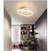 voordelige Dimbare plafondlampen-24cm semi-inbouw plafondlampen metaal geverfde afwerkingen led nordic style 3000/6000k 110-120v 220-240v