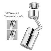preiswerte Armaturendüsen-Wasserhahnverlängerung Luftsprudler 720° drehbar, universeller Spritzwasserfilter für Küchenarmaturen, Badezimmer, Waschbecken, Wasserhahn, Sprühkopf, Waschraum, Wasserspardüse, Sprühaufsatz