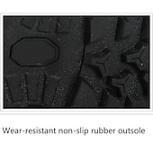 abordables Botas de montaña-Botas de senderismo impermeables para hombre con cordones rojos: calzado de exterior duradero para terrenos difíciles