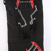 voordelige Bodems-Punk &amp; Gothic Y2K jaar 2000 Broeken Gemaskerd Bal Pittige Meisjes Dames Carnaval Maskerade Broeken