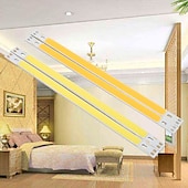 זול נורות תאורה-2 יחידות 120x10 מ&quot;מ d12v 15w נורה שבב cob סופר בהירה עוצמה גבוהה 1450lm אלומיניום נורת led התקנים צמודים על פני השטח אור חרוזים אור עבור חנייה נורה אור מנורות ימיות