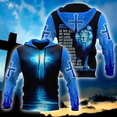 cheap Men&#039;s 3D Hoodies-Men&#039;s Wings Templar Cross Hoodie Hoodies Sweatshirt Pullover Hoodie Sweatshirt Long Sleeve Hooded Sweatshirt Hooded Streetwear 3D Print Daily Sports Wine Red Custom Print Fall Spring &amp;  Fall Designer