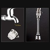 economico Spruzzatori-rubinetto gorgogliatore 360 gradi rubinetto della cucina aeratore risparmio idrico ugello ad alta pressione rubinetto adattatore diffusore filtro acqua regolabile