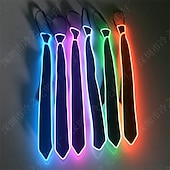 economico Luci decorative-cravatta illuminata a led per carnevale festival rave party spettacolo costume accessori