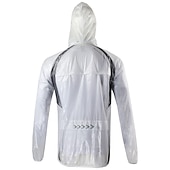 billiga Jackor och västar för män-Herr Vindtät jacka Cykeljacka Regnjacka Hög synlighet Vattentät Vindtät Andningsfunktion Cykel Jacka Regnjacka Bergscykling Vägcykling Stadscykling Vit ljusgrön Blå Cykelkläder / Långärmad / Elastisk