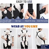 cheap Dog Travel Essentials-Small Pet Backpack Carrier - Legs-Out Design for Adventurous Cats and Dogs