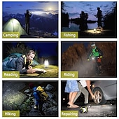 cheap Camping Lights-LED Camping Lights Outdoor 30W Waterproof COB Multiple Use White Red 3.7 V Outdoor Lighting 41 LED Beads