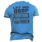 ieftine Tricouri amuzante pentru bărbați-Tricou Haioasă Rău Ofensiv Unisex Litera Grafic Imprimare Tricou Slogan Tricouri Distressed Tricou cu Mâneci Scurte Tricou cu Imprimare 3D Gât Rotund Tricou Vintage Designer Sportiv Exterior Zilnic