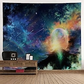 billige Planet Tapestry-verdensrommet planeter billedvev univers galakse veggteppe veggtepper for soverom billedvev strandteppe college sovesal hjemmeinnredning