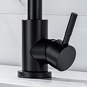 economico Rubinetti per lavandino bagno-rubinetto lavabo bagno - girevole / classico acciaio inox / finiture verniciate rubinetti vasca monocomando monoforo centroset